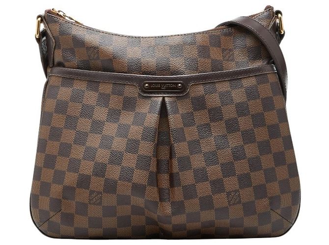 Bolsa de Ombro Damier Bloomsbury PM Louis Vuitton Marrom