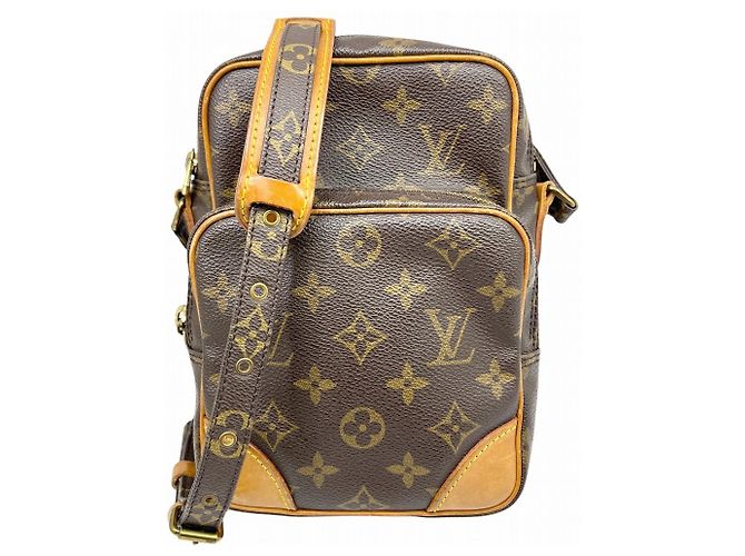 Bolso de Hombro Amazon Monogram Louis Vuitton Castaño Monograma