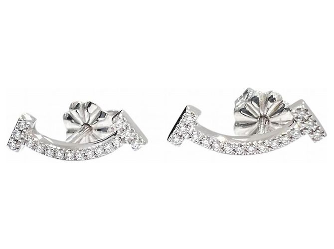 Tiffany & Co Orecchini Mini Tiffany T Smile D'oro