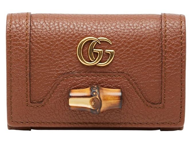 Gucci Diana Bamboo 6-Key Case Brown