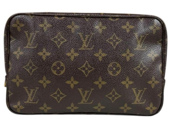 Monogramm Handtasche Pouch von Louis Vuitton Braun