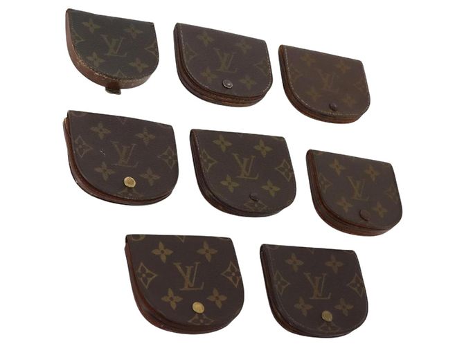Billetera Monograma LOUIS VUITTON 8 Set LV Auth bs34356