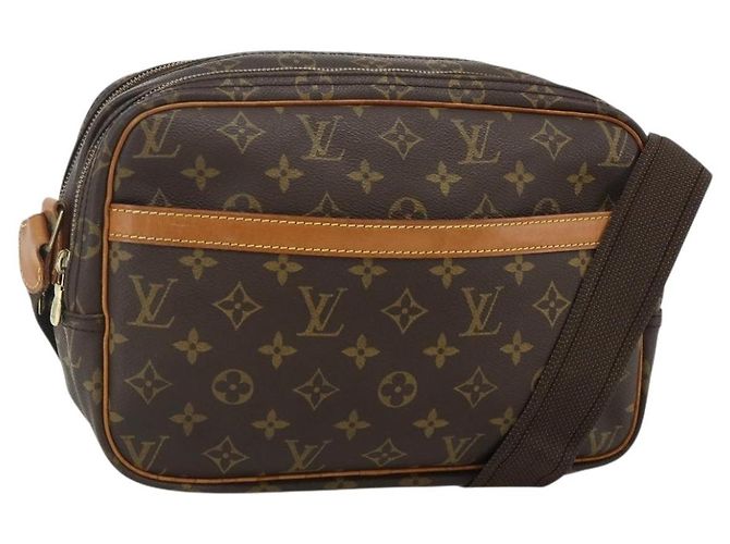 LOUIS VUITTON Bolsa de Ombro Monogram Reporter PM M45254 LV Auth ka4029 Monograma