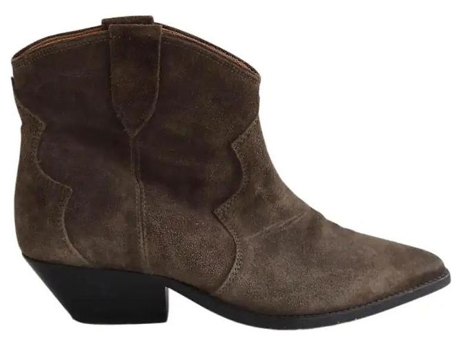 Isabel Marant Botas western cáqui Caqui