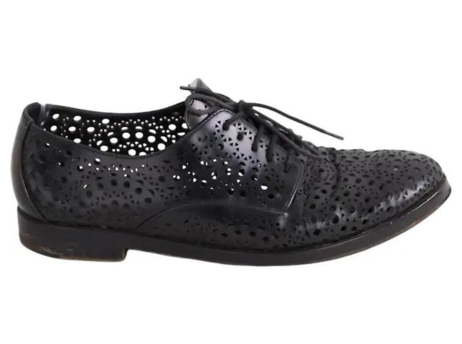 Alaïa Scarpe nere con lacci Nero 