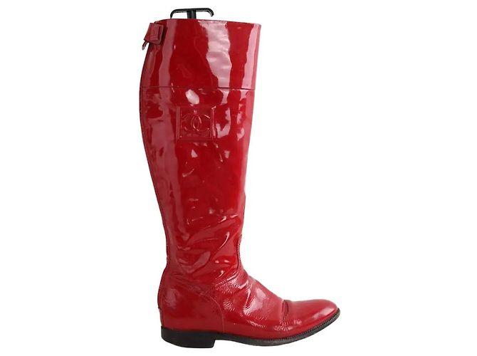 Chanel Botas rojas 