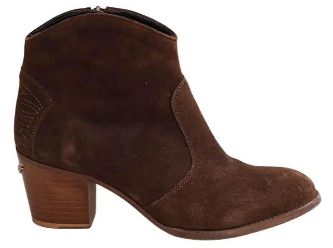 Zadig & Voltaire Botas western marrom