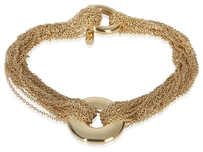 Pulsera de múltiples hilos con cierre de palanca en oro amarillo Tiffany & Co.