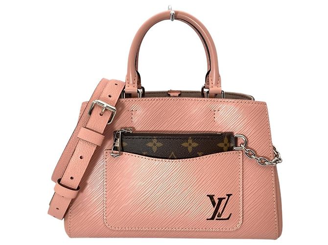 Bolsa de ombro Marelle Epi Louis Vuitton Rosa