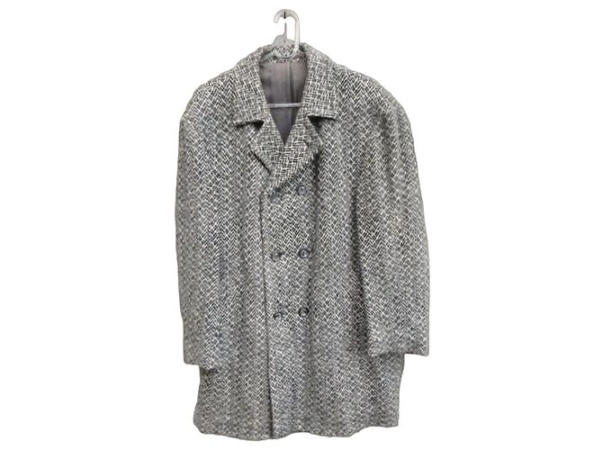 Autre Marque Abrigo Greiff de lana gris