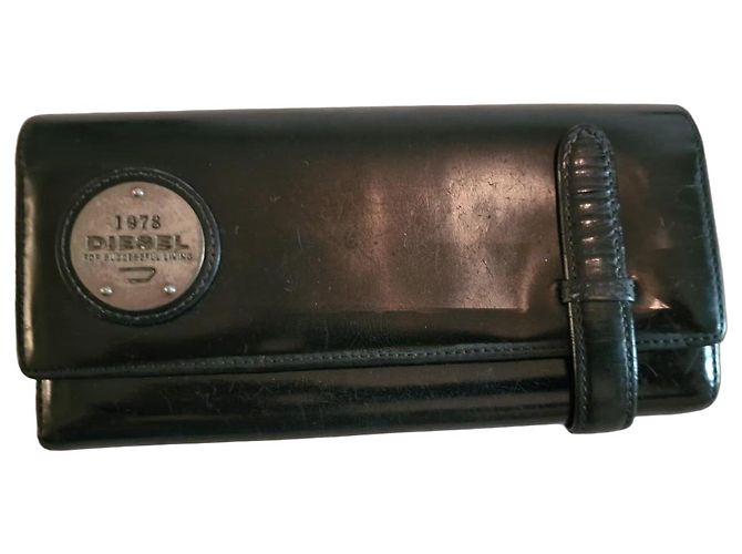 Diesel Black Leather Wallet