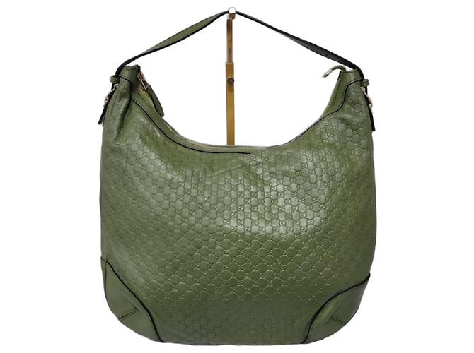 Bolsa hobo Nice Microguccima Gucci Verde