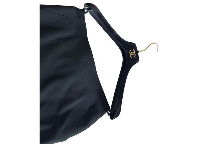 Gonna CC Chanel da collezione Nero