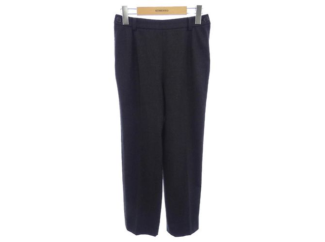 Hermès Wool Spandex Pants 34 Brown
