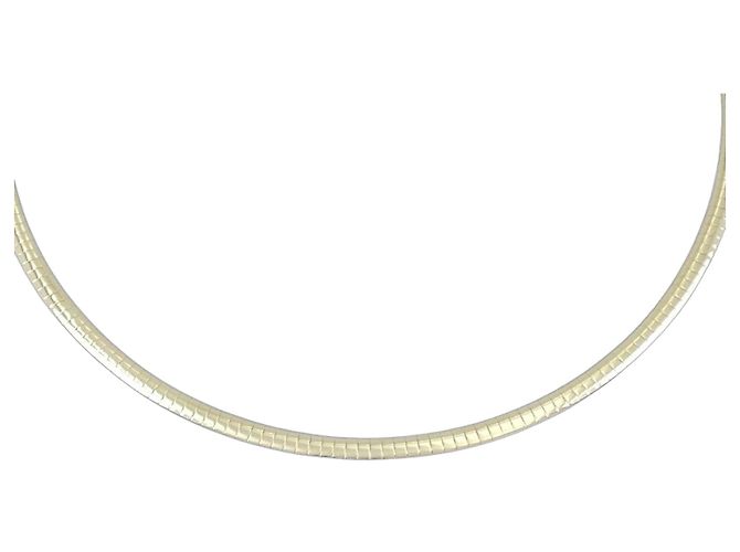 Autre Marque Colar 585YG 585WG Dourado