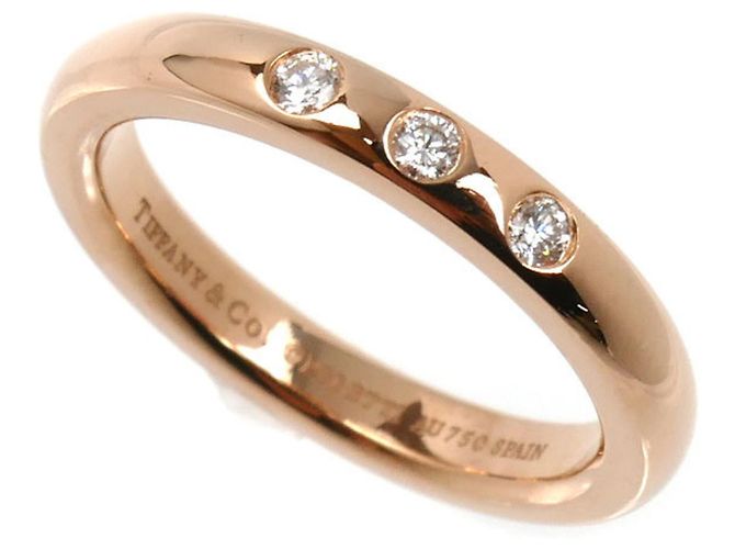 Tiffany & Co Anillo apilable de oro rosa de 18K Tiffany