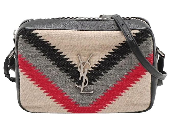 Saint Laurent Multicolour Paris Lou Camera bag
