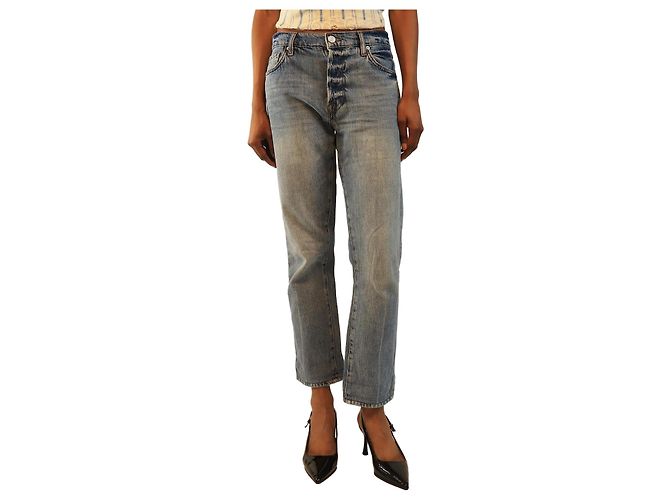 Frame Denim Blue Le Slouch jeans - size UK 6