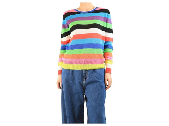Weekend Max Mara Multicolour striped sweater - size M Multiple colors