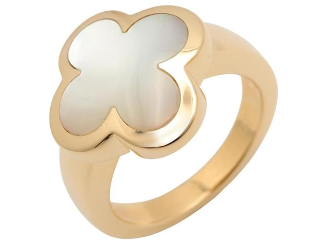 Bague Pure Alhambra Van Cleef & Arpels Bleu Doré 