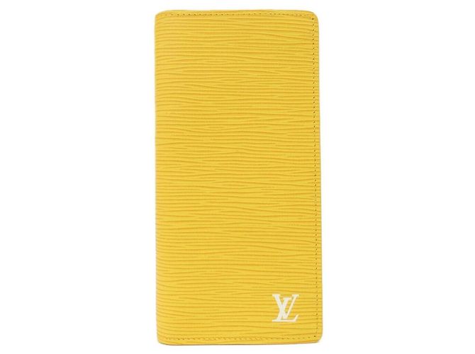 Cartera Brazza Epi Louis Vuitton Amarillo