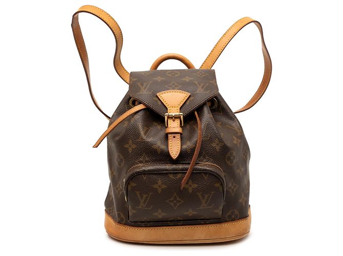 Mini Montsouris Monograma Marrom Louis Vuitton