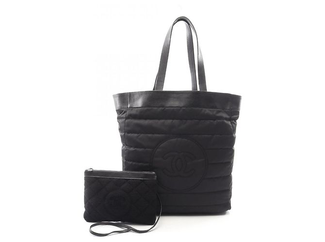 Borsa tote reversibile Chanel Coco Mark Nero