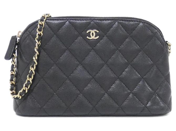 Borsa a Clutch Chanel Timeless Classic Line AP4016 Nero
