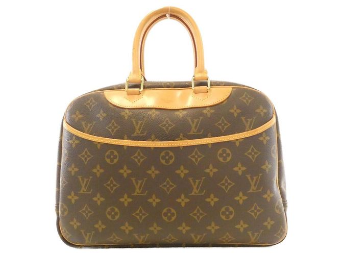 Louis Vuitton Monogram Bowling Vanity Handtasche M47270 Braun Monogramm