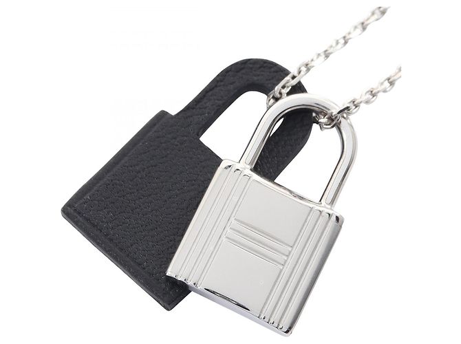 Colar O'Kelly da Hermès Preto Prata