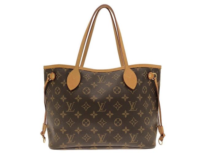 Louis Vuitton Monogram Neverfull PM Handbag Brown