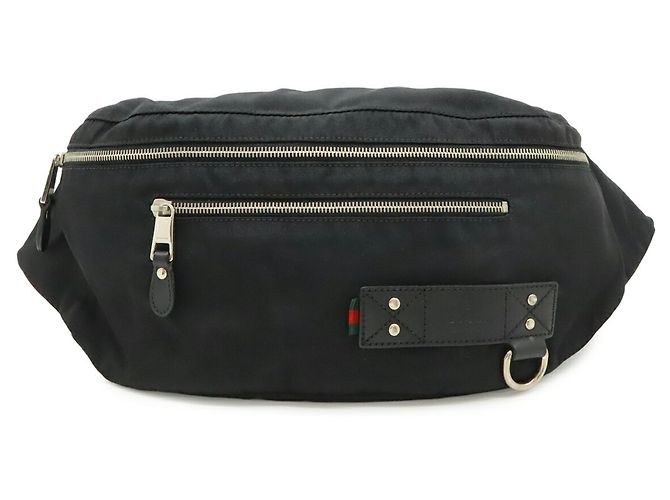 Borsa a tracolla nera Gucci Nero