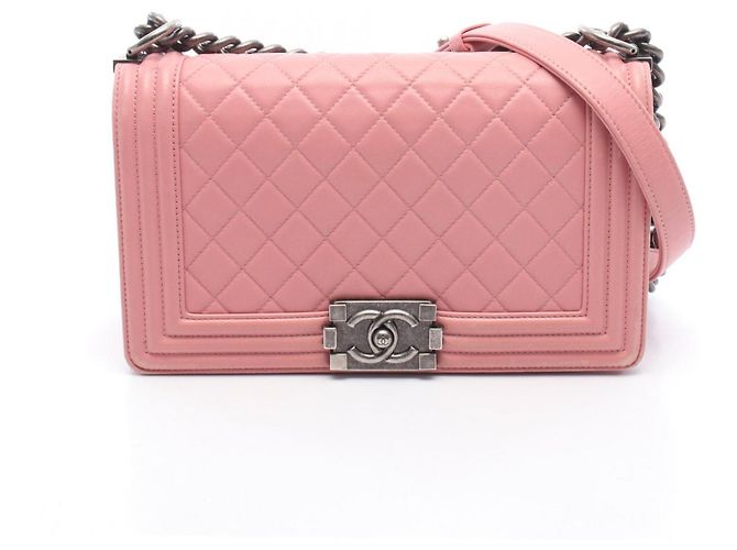 Le Boy Bolsa de Ombro Boy da Chanel Rosa