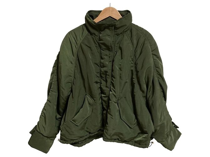 Autre Marque Jaqueta acolchoada Trois Verde Caqui