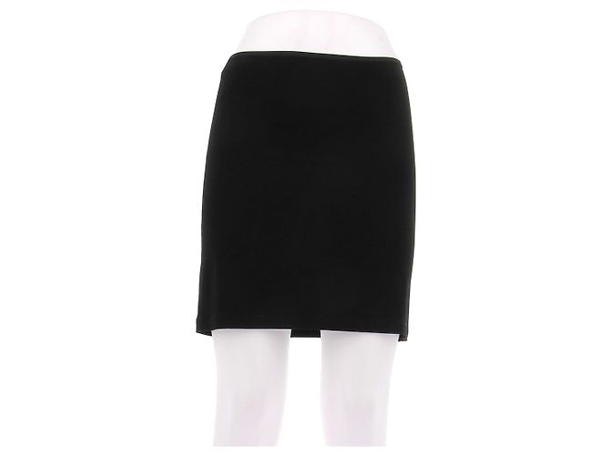 Minifalda negra Paco Rabanne de viscosa Negro