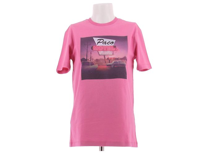Paco Rabanne T-shirt rosa "PACO MOTEL"