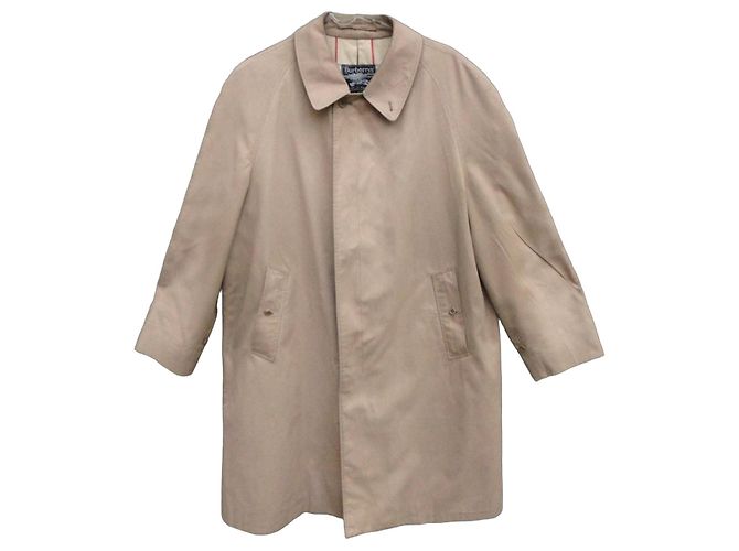 Burberry Regenmantel aus Baumwoll-Gabardine Beige