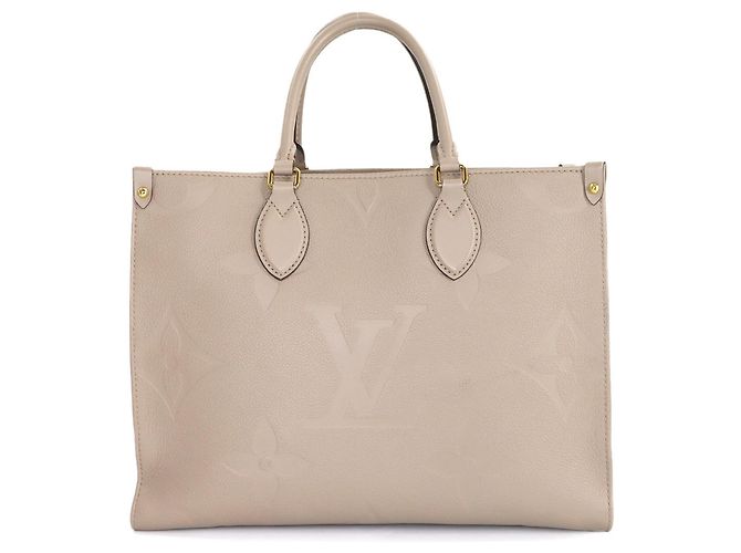 Onthego Sac tote Monogram Empreinte Louis Vuitton Gris