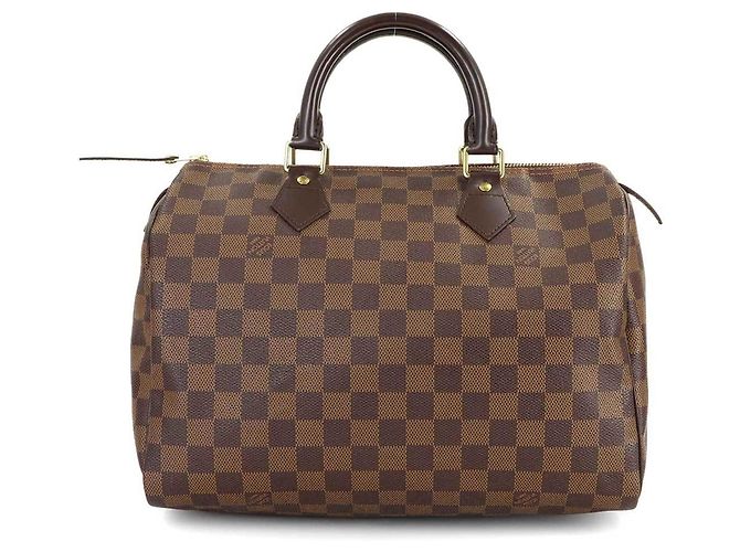 Bolsa Louis Vuitton Damier Speedy 30 Marrom Damier ebene