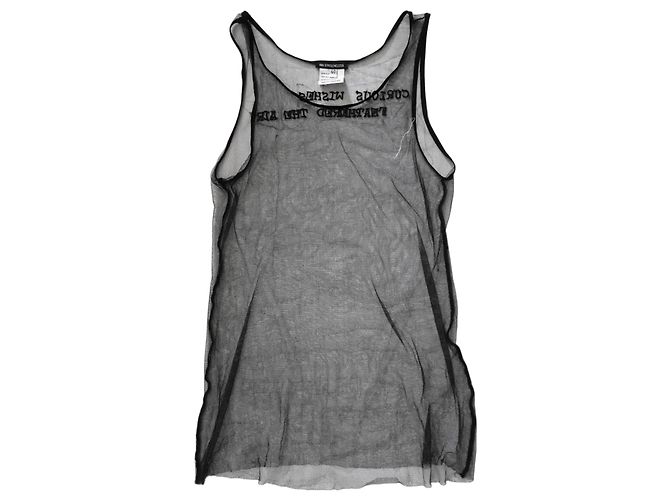 Ann Demeulemeester Spring 2000 Curious Wishes Feathered The Air Top