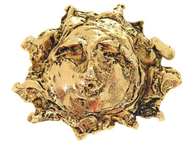 Spilla Vintage in Oro Hermès D'oro