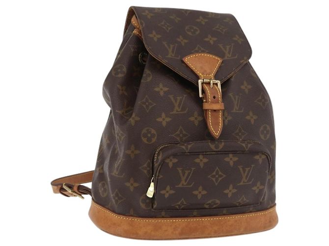 LOUIS VUITTON Zaino Monogram Montsouris MM M51136 LV Auth ka4016A Monogramma