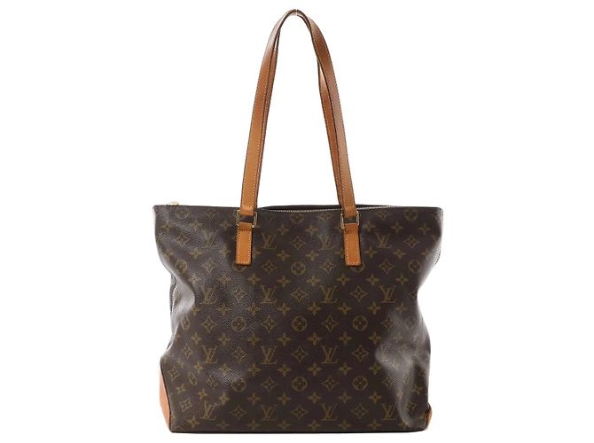 Borsa a Spalla Cabas Mezzo Monogram Louis Vuitton in Marrone M51151