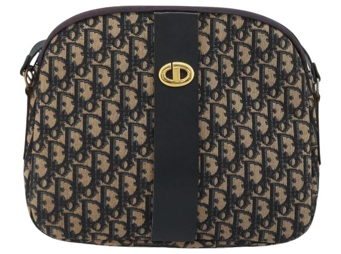 Christian Dior Trotter shoulder Canvas Blu navy