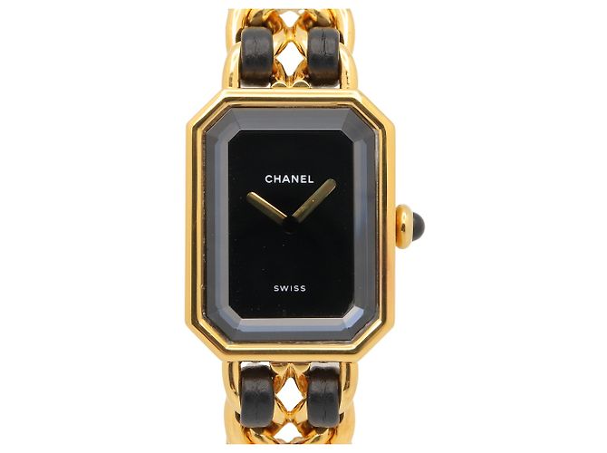Reloj CHANEL Première M - Cuero Baño de Oro