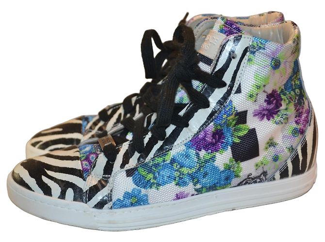 sneakers Versace Jeans Couture multicolore in tessuto