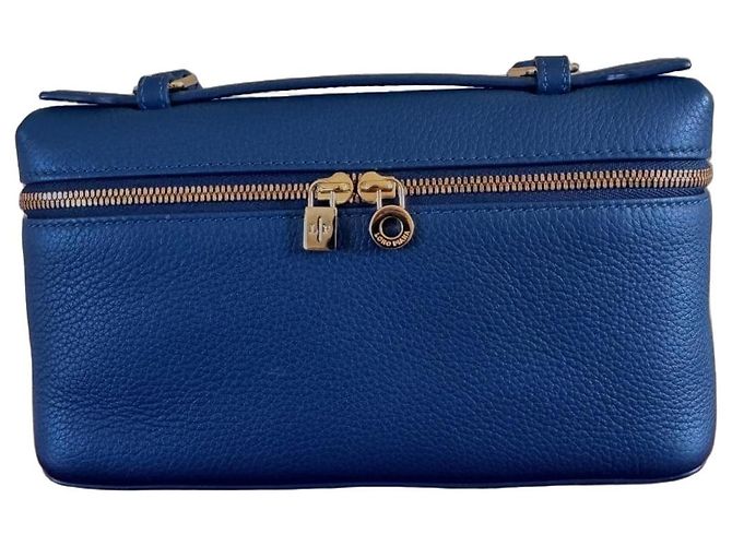 Loro Piana Tasca Extra L19 Pelle Blu