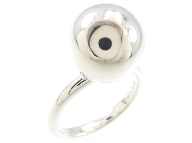 Tiffany & Co Anel Tiffany Ball em Prata 925