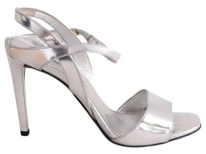 Prada Silver heels Silvery