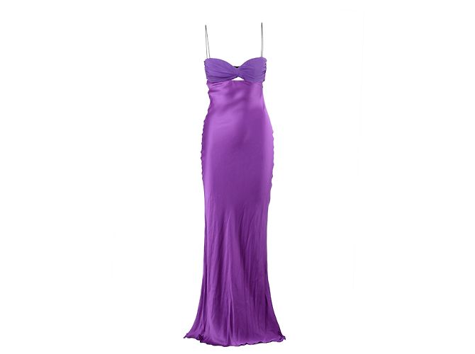 Autre Marque Vestido largo morado para mujer Alessandra Rich Púrpura